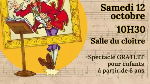 Spectacle jeunesse samedi 12 octobre à 10h30 à la salle du cloître